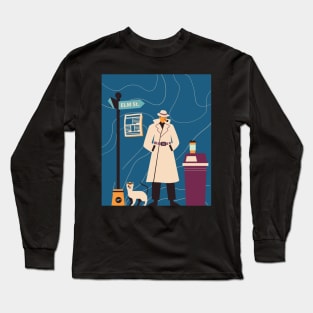 Detective cat Long Sleeve T-Shirt